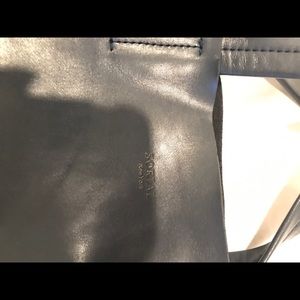 Gray and dark gray purse